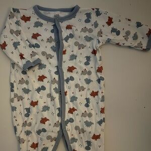 Dinosaur baby onesie